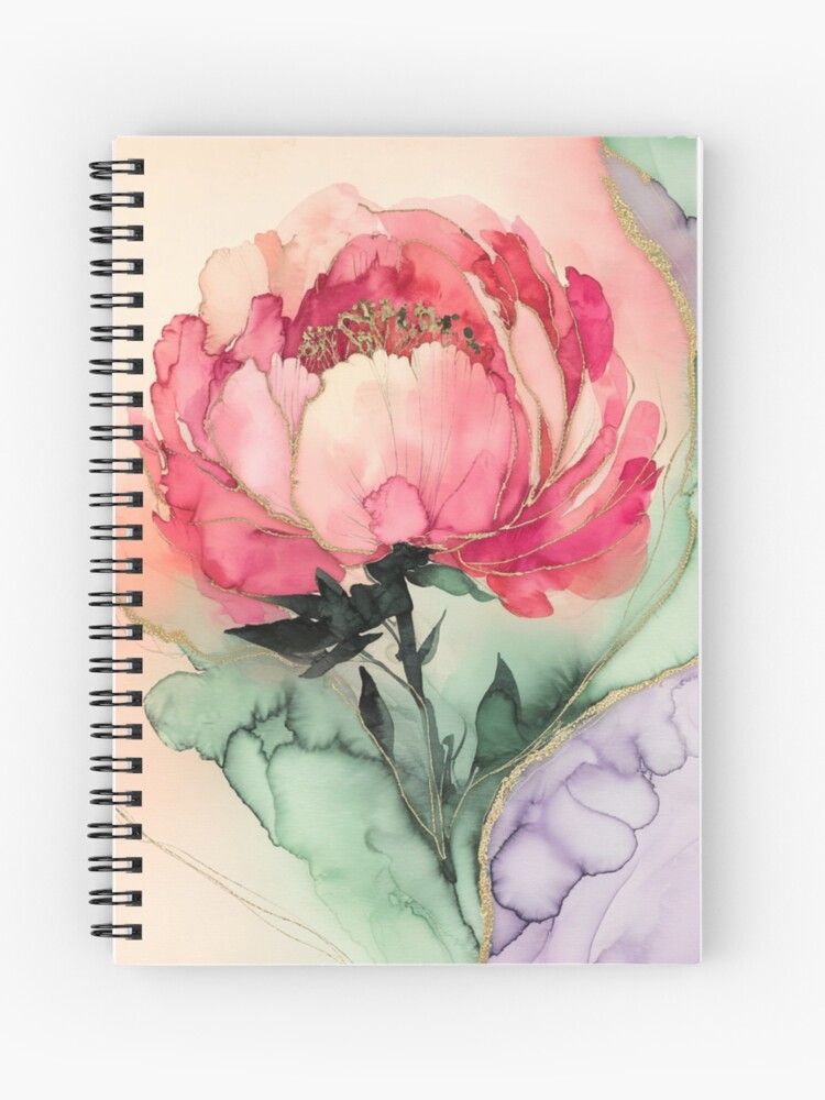 Thumbnail 1 of 3, Journal, Peony designed and sold by Patricks-Art.