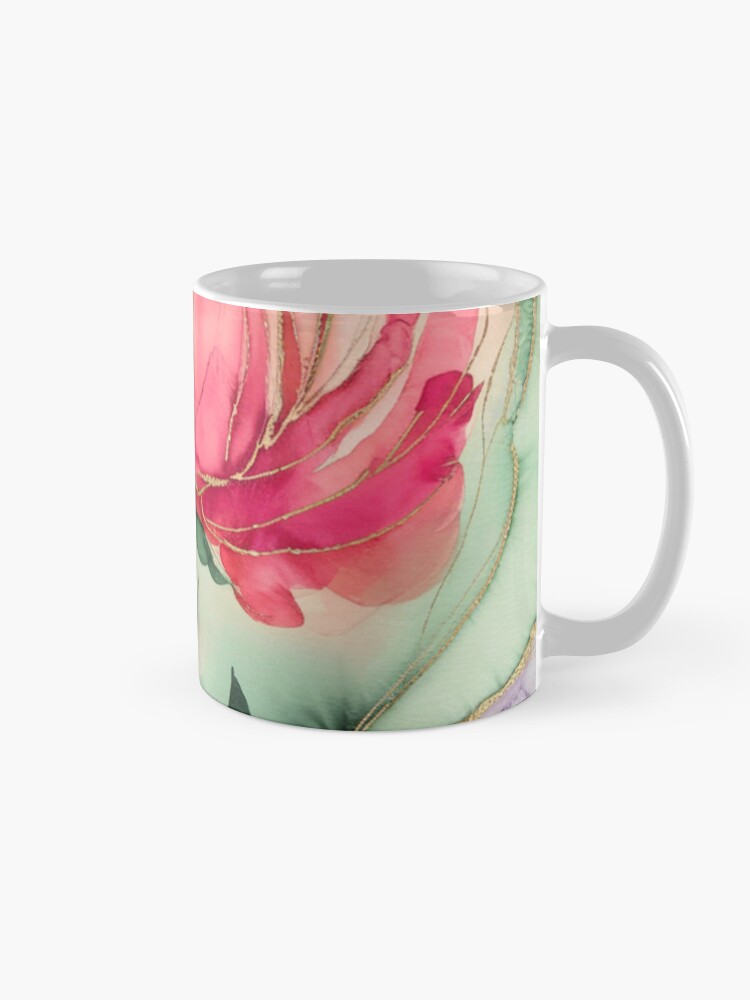 Thumbnail 5 of 6, Coffee Mug, Peony designed and sold by Patricks-Art.
