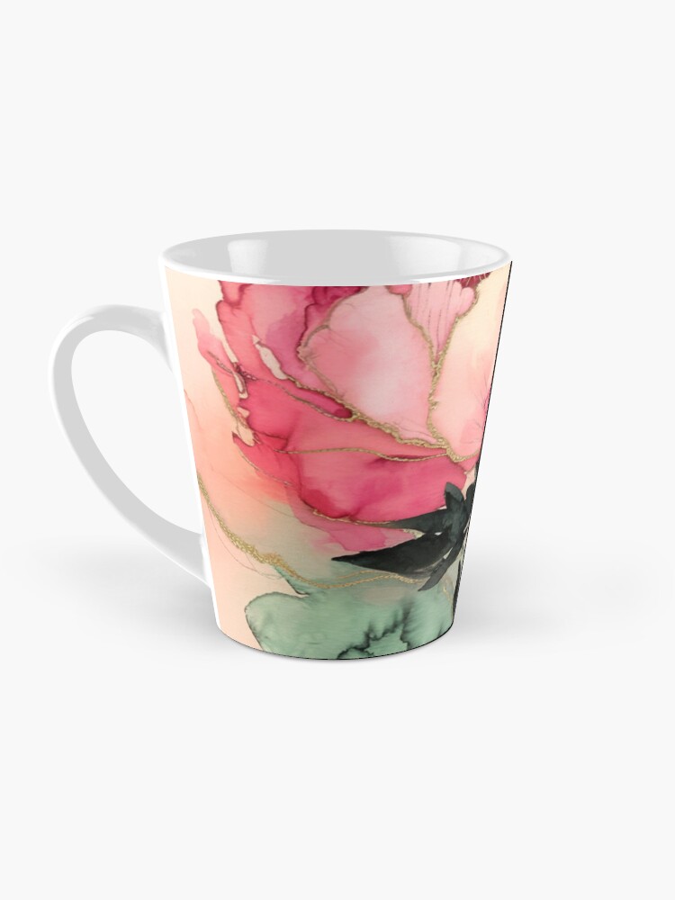 Thumbnail 3 of 4, Coffee Mug, Peony designed and sold by Patricks-Art.