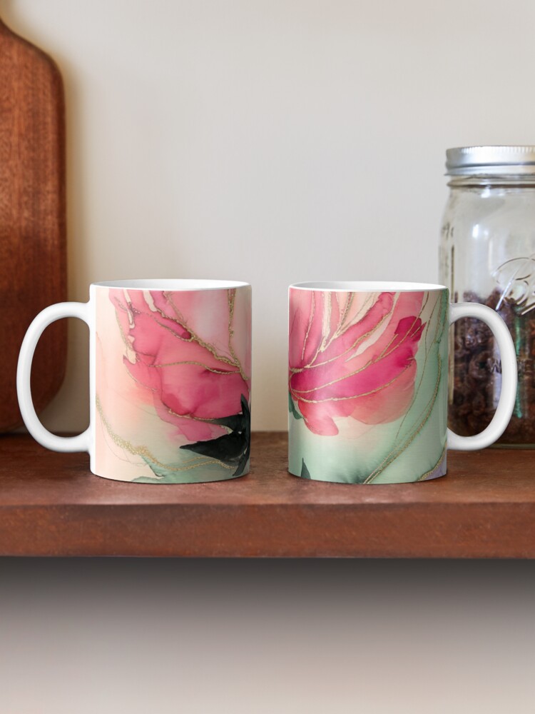 Thumbnail 2 of 6, Coffee Mug, Peony designed and sold by Patricks-Art.