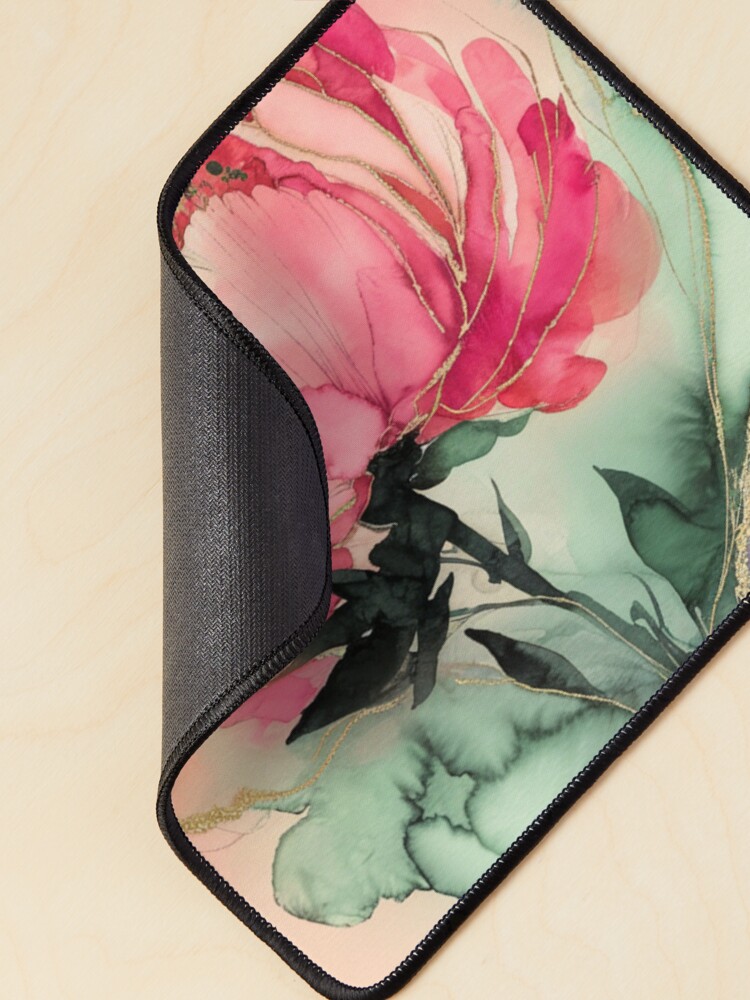 Thumbnail 2 of 5, Mouse Pad, Peony designed and sold by Patricks-Art.