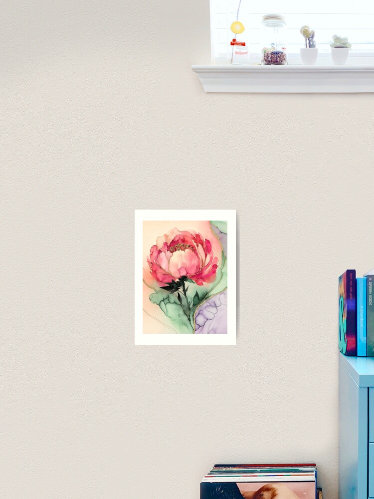 Thumbnail 2 of 3, Art Print, Peony designed and sold by Patricks-Art.