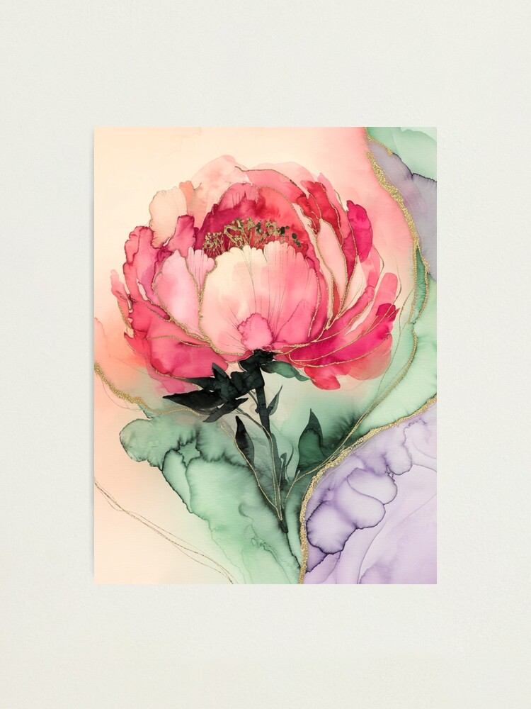 Thumbnail 1 of 3, Photographic Print, Peony designed and sold by Patricks-Art.
