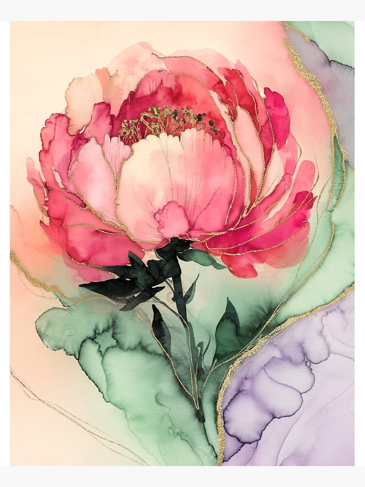 Thumbnail 6 of 6, Apron, Peony designed and sold by Patricks-Art.