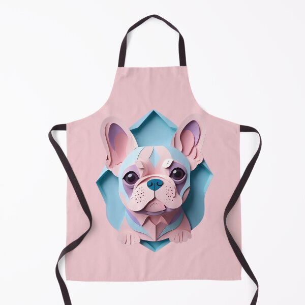 Item preview, Kawaii French Bulldog Pastel Paper Cutting Art designed and sold by puppypastel.