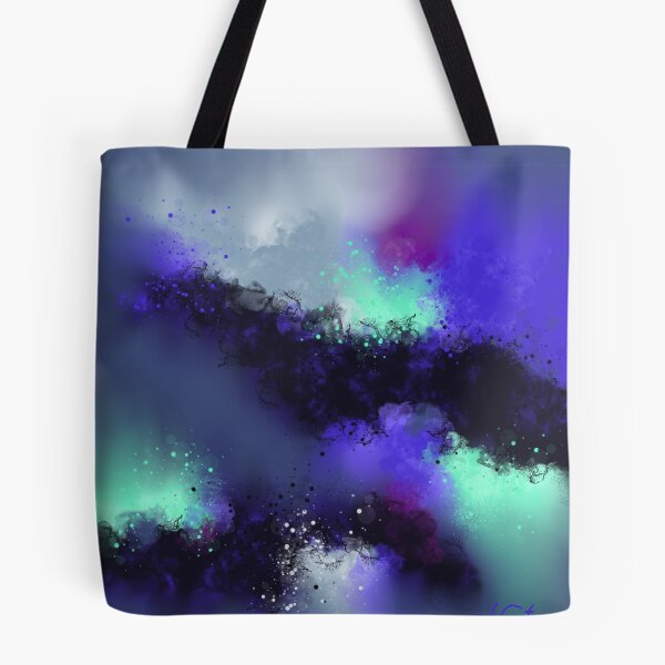 Item preview, Among The Shadows - Blue Purple Green Abstract designed and sold by Joey Santiago.