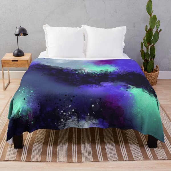 Item preview, Among The Shadows - Blue Purple Green Abstract designed and sold by Joey Santiago.