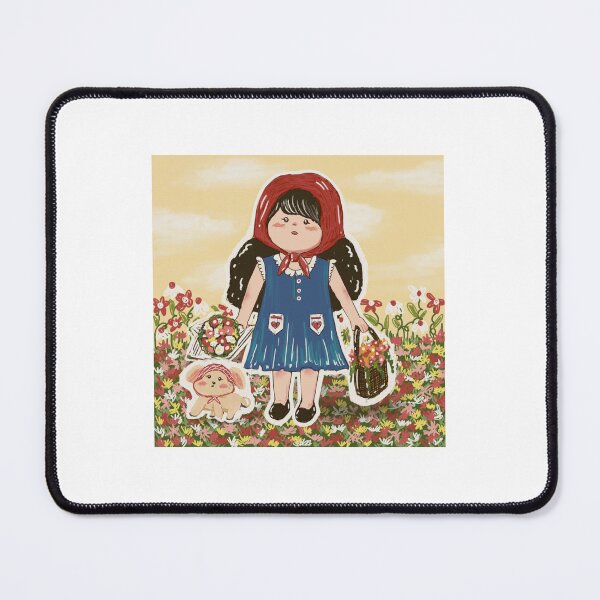 Item preview, Little girl in flower garden  designed and sold by Thursdaypaper.