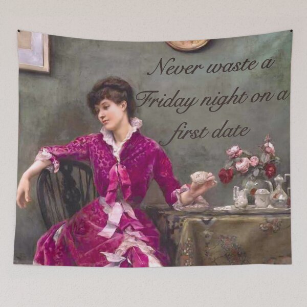 Item preview, Never Waste a Friday Night designed and sold by ferrett42.