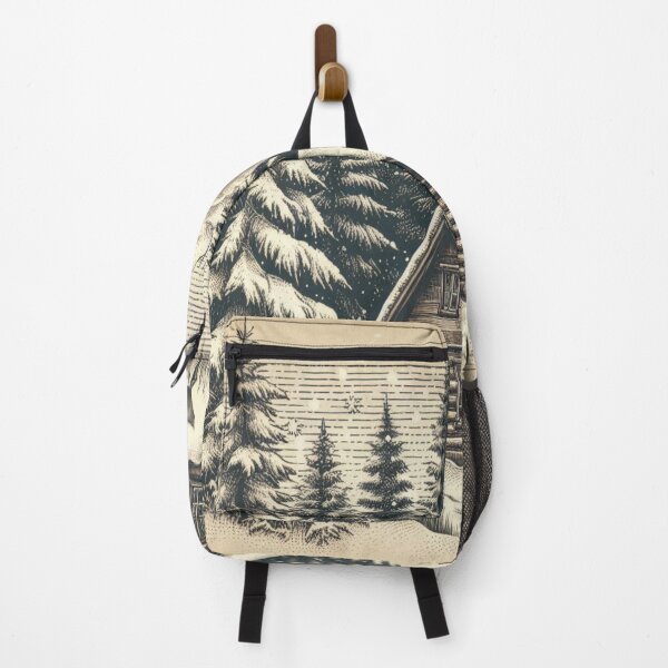 Item preview, Vintage Winter Cabin 4 designed and sold by harwoodkp.