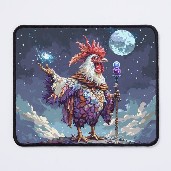 Item preview, Cosmic Rooster Wizard designed and sold by Kaos-Bit.