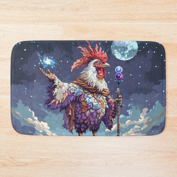 Item preview, Cosmic Rooster Wizard designed and sold by Kaos-Bit.
