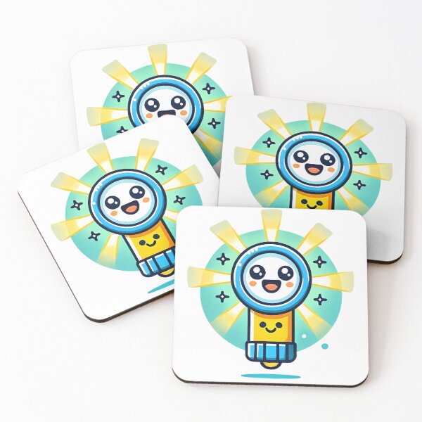 Item preview, Smiling Flashlight Sticker designed and sold by Peelya.