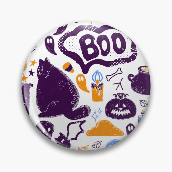 Item preview, Halloween Autumn Mystical Retro Vintage Pattern designed and sold by NayaChu.