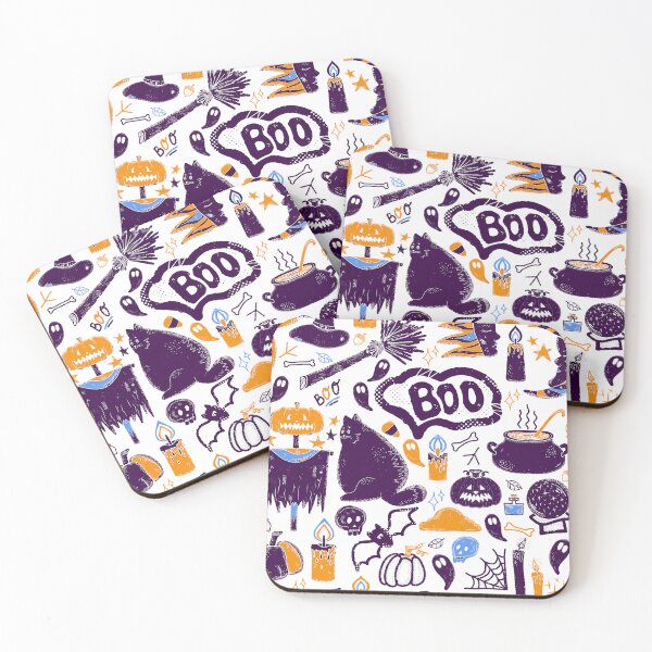 Item preview, Halloween Autumn Mystical Retro Vintage Pattern designed and sold by NayaChu.