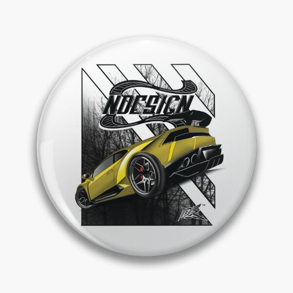 Item preview, huracan rear yellow  designed and sold by NaquashM.