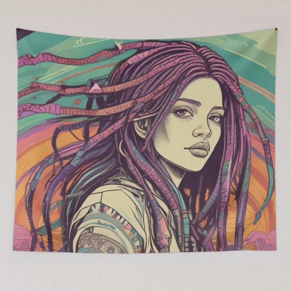 Artikelvorschau, Mädchen mit Dreadlocks, entworfen und verkauft von diulid.
