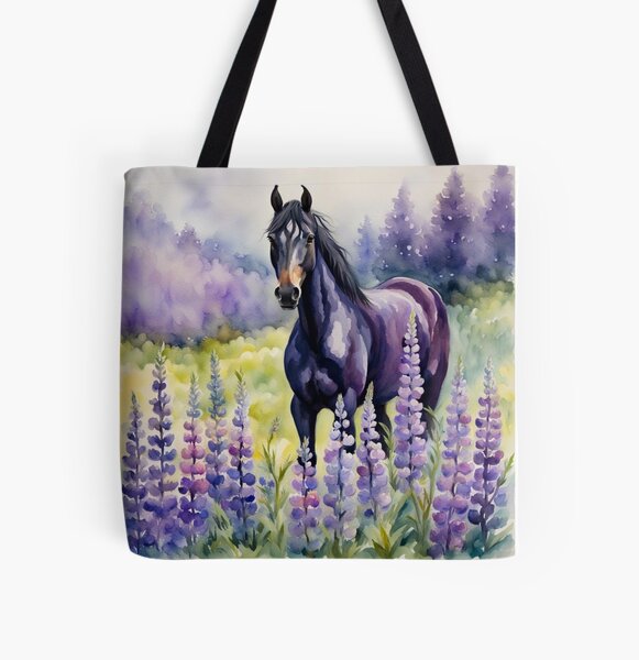 Item preview, Watercolor Horse In Wild Flowers designed and sold by Gabriela McDaniel.