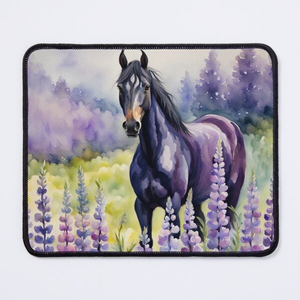 Item preview, Watercolor Horse In Wild Flowers designed and sold by Gabriela McDaniel.