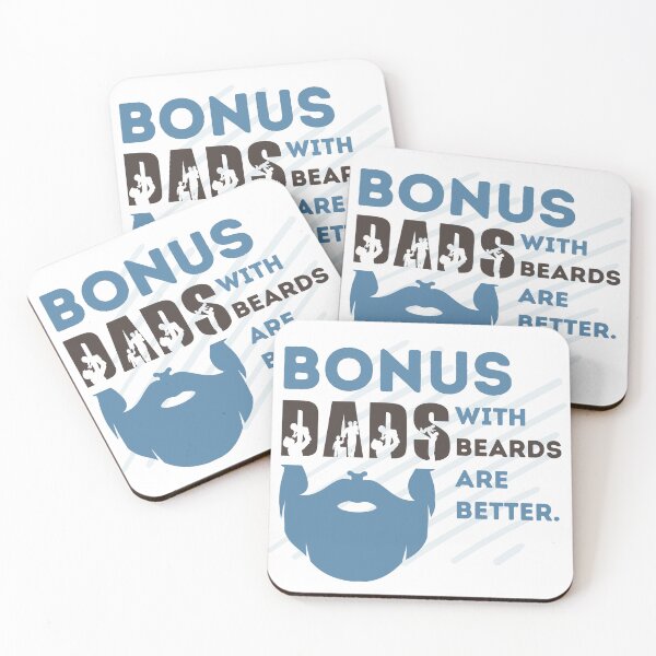 Item preview, Bonus Dads with Beards are Better designed and sold by SparkSpiral.