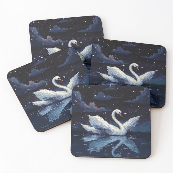 Item preview, Cosmic Swan Pixel Art designed and sold by Kaos-Bit.