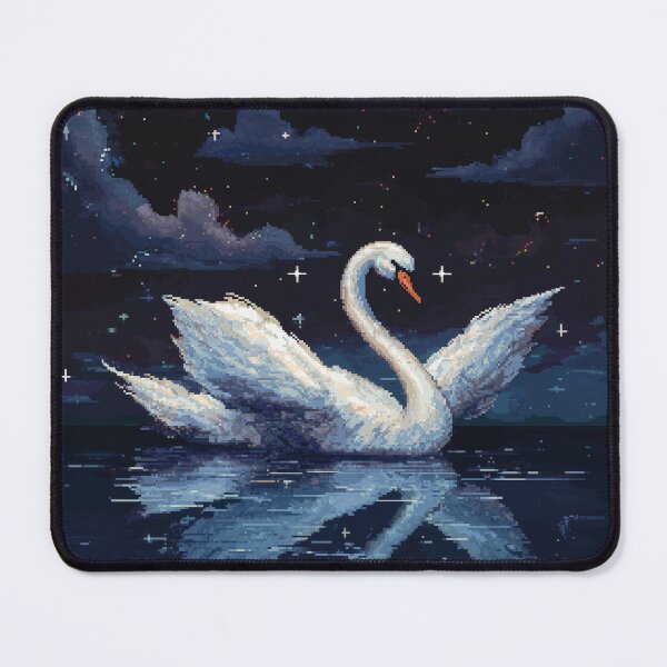 Item preview, Cosmic Swan Pixel Art designed and sold by Kaos-Bit.