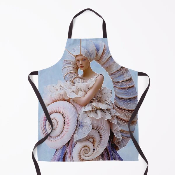 Item preview, "Snail-Inspired Couture: Iridescent Pop Surrealism" designed and sold by MacroArtHub.