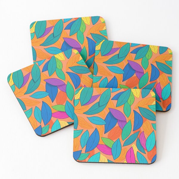 Item preview, Colourful Jungle Leaves in a Bold Display designed and sold by ArtComixHaven.