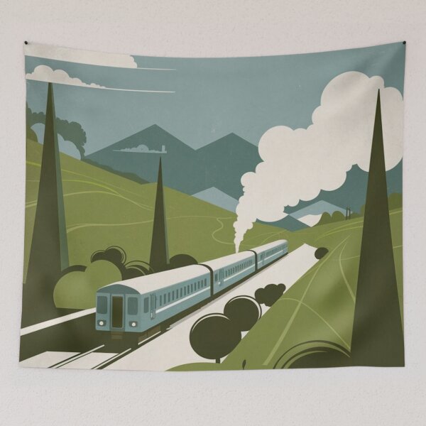 Item preview, Toowoomba Vintage Travel Poster designed and sold by TravelerRat.