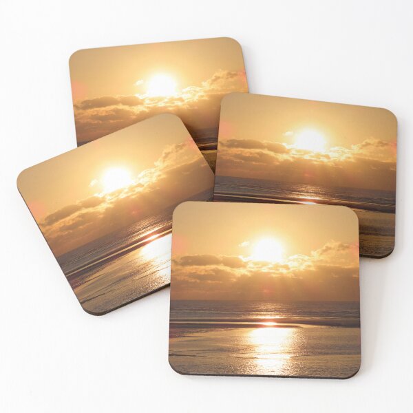 Item preview, Golden sunrise ocean designed and sold by skalihm.