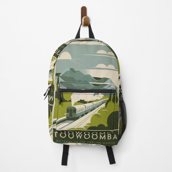 Item preview, Toowoomba Vintage Travel Poster designed and sold by TravelerRat.