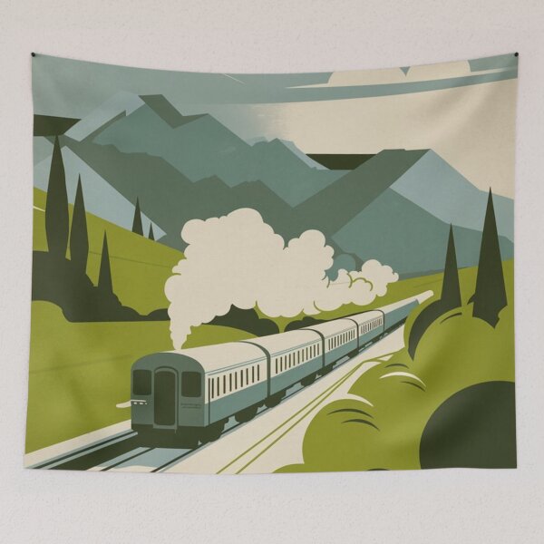 Item preview, Toowoomba Vintage Travel Poster designed and sold by TravelerRat.