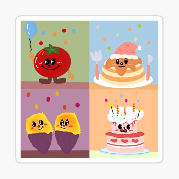 Item preview, Colorful foods designed and sold by AuroraXi.