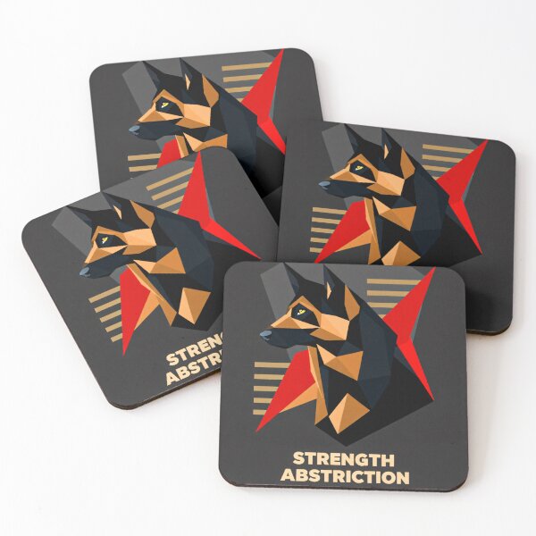 Item preview, Power In Abstraction German Shepherd Art designed and sold by Cute-Cuddles.
