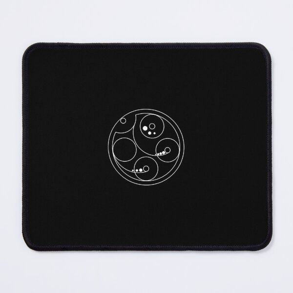 Item preview, "Lucileven" in Circular Gallifreyan (white writing, black background) designed and sold by SillyDocsStuff.