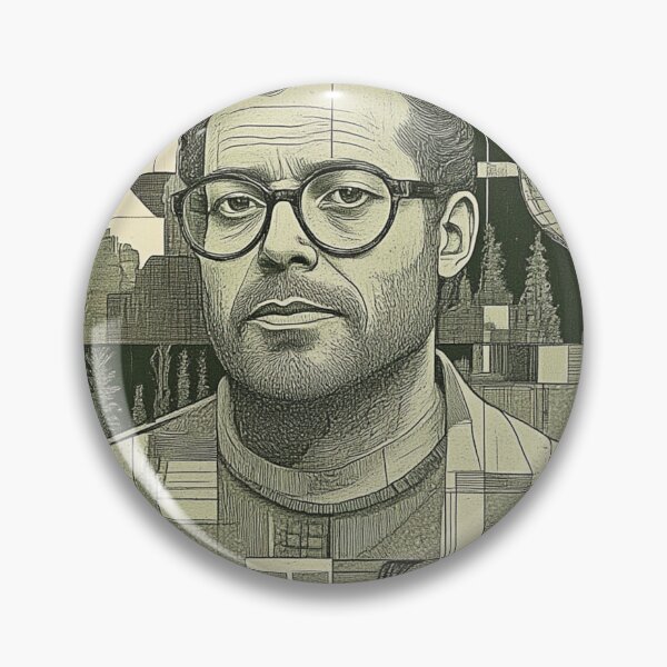 Item preview, Vintage Nerd - Minimalist Retro Character Sketch designed and sold by Tuczykson.