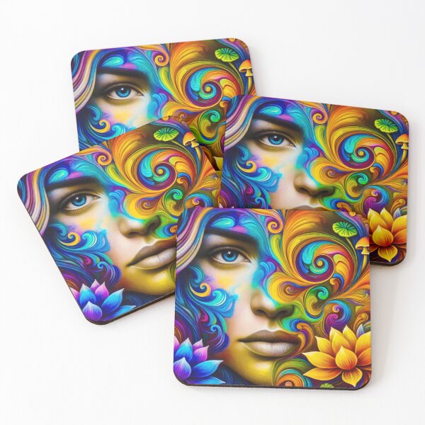 Item preview, “Psychedelic Awakening” designed and sold by VibeBrushArt.