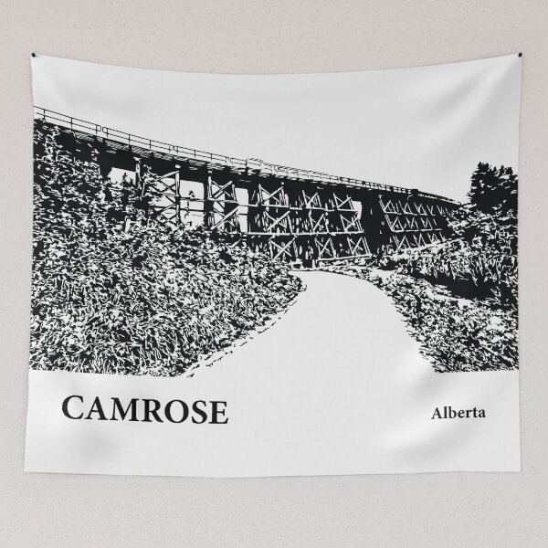 Aperçu de l'œuvre Camrose, Alberta créée et vendue par Lakeric Cityscapes.