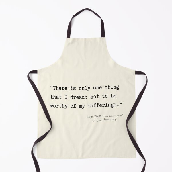 Item preview, A Quote about Suffering from "The Brothers Karamazov" by Fyodor Dostoevsky designed and sold by Poemit.