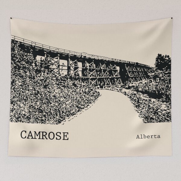 Aperçu de l'œuvre Camrose, Alberta créée et vendue par Lakeric Cityscapes.