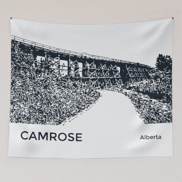 Aperçu de l'œuvre Camrose, Alberta créée et vendue par Lakeric Cityscapes.