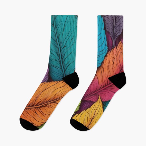 Item preview, Colourful Foliage Explosion in Nature-Inspired Design designed and sold by ArtComixHaven.
