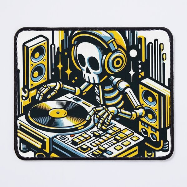 Item preview, Skeleton deejaying designed and sold by emylee19.