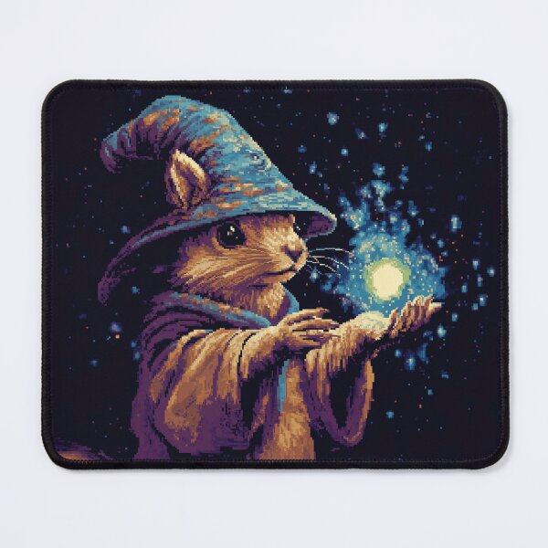 Item preview, Cute Squirrel Wizard Fantasy Art designed and sold by Kaos-Bit.