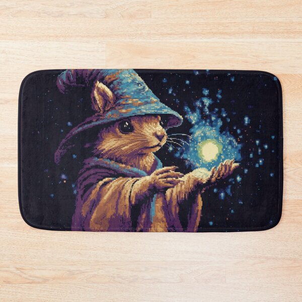 Item preview, Cute Squirrel Wizard Fantasy Art designed and sold by Kaos-Bit.