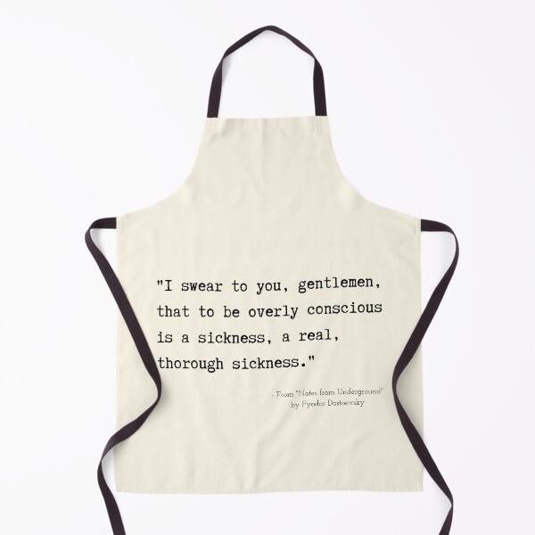 Item preview, A Quote from "Notes from Underground" by Fyodor Dostoevsky designed and sold by Poemit.
