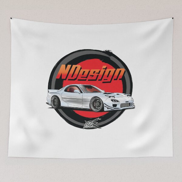 Item preview, mazda rx7 fd white  designed and sold by NaquashM.