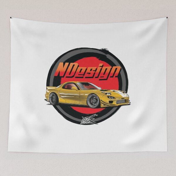 Item preview, mazda rx7 fd yellow  designed and sold by NaquashM.