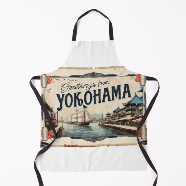Item preview, Greetings from Yokohama Japan Postcard Vintage Retro Travel Vintage designed and sold by TravelPostcardGems.