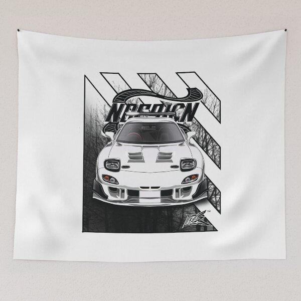 Item preview, mazda rx7 fd white  designed and sold by NaquashM.